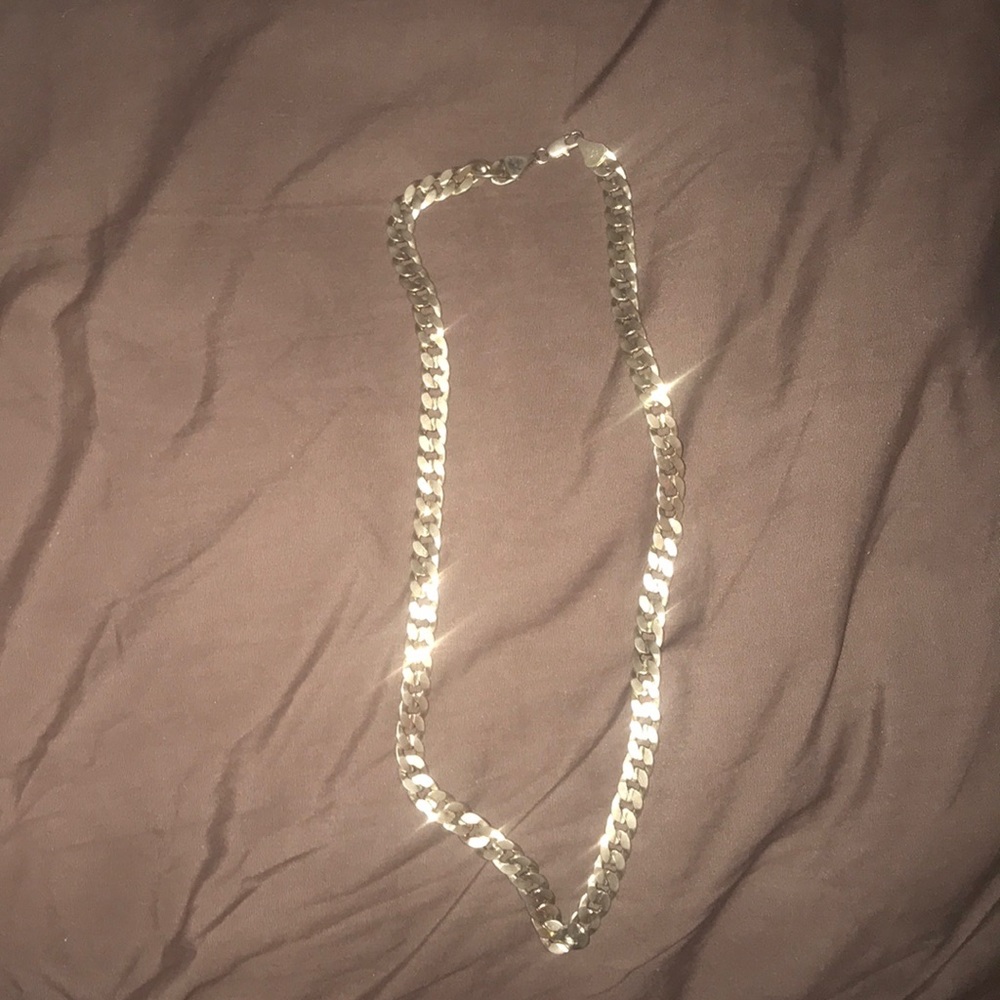 14k gold stamped gold filled flat Cuban link 10mm